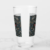 William Morris Blackthorn Floral Art Glas (Links)