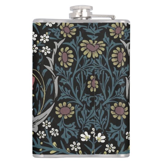 William Morris Blackthorn Floral Art Heupfles (Achterkant)