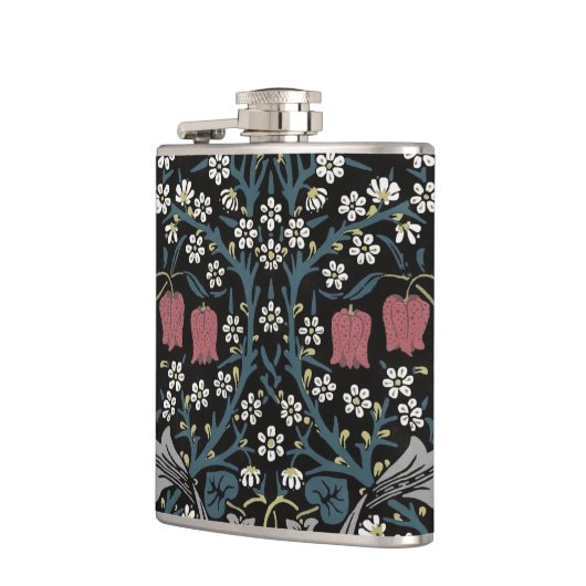 William Morris Blackthorn Floral Art Heupfles (Links)