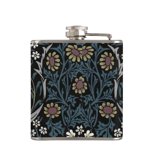 William Morris Blackthorn Floral Art Heupfles (Achterkant)