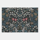 William Morris Blackthorn Floral Art Inpakpapier Vel (Voorkant 2)