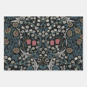 William Morris Blackthorn Floral Art Inpakpapier Vel