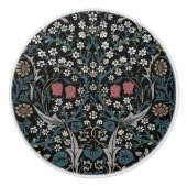 William Morris Blackthorn Floral Art Keramische Knop (Voorkant)