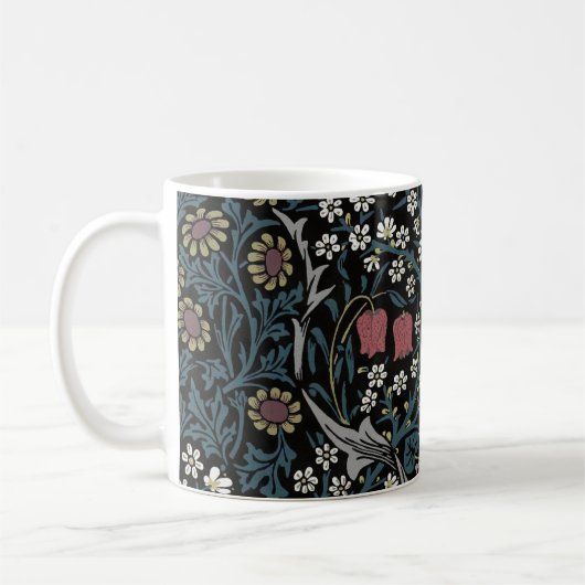 William Morris Blackthorn Floral Art Koffiemok (Links)