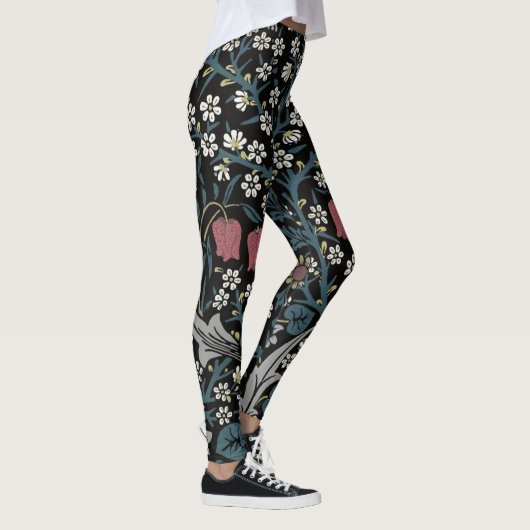 William Morris Blackthorn Floral Art Leggings (Rechts)