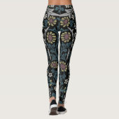 William Morris Blackthorn Floral Art Leggings (Achterkant)