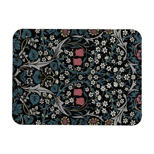 William Morris Blackthorn Floral Art Magneet (Horizontaal)