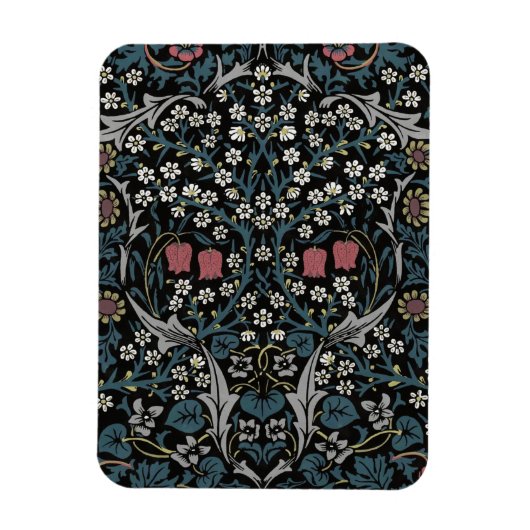 William Morris Blackthorn Floral Art Magneet (Verticaal)
