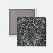 William Morris Blackthorn Floral Art Magneet (Voorkant / Achterkant)