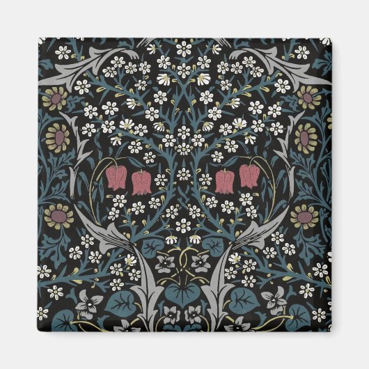 William Morris Blackthorn Floral Art Magneet (Voorkant)