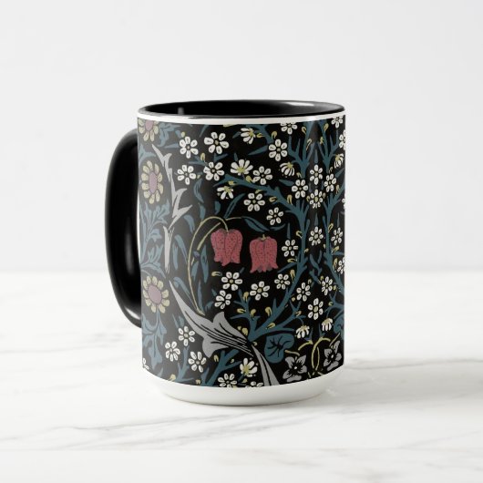 William Morris Blackthorn Floral Art Mok (Voorkant links)