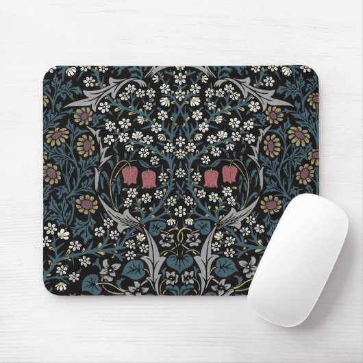 William Morris Blackthorn Floral Art Muismat (Met muis)