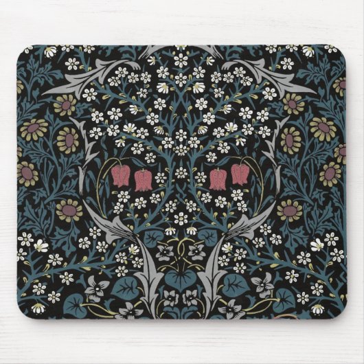 William Morris Blackthorn Floral Art Muismat (Voorkant)