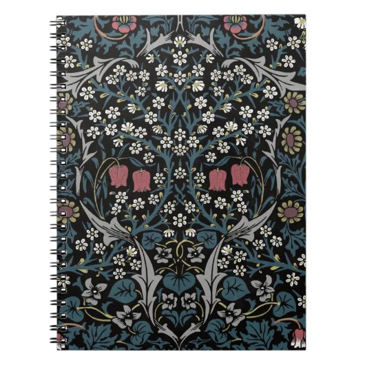 William Morris Blackthorn Floral Art Notitieboek (Voorkant)