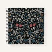 William Morris Blackthorn Floral Art Notitieboek (Voorkant)