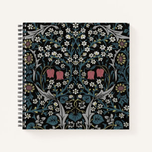 William Morris Blackthorn Floral Art Notitieboek