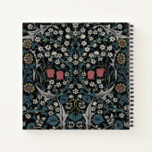 William Morris Blackthorn Floral Art Notitieboek (Achterkant)