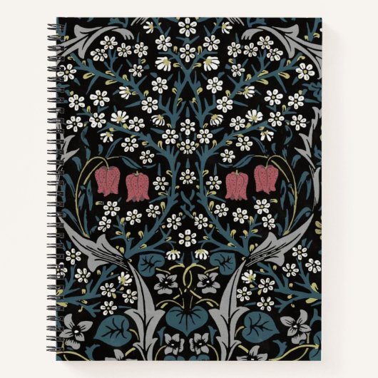 William Morris Blackthorn Floral Art Notitieboek (Voorkant)