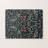 William Morris Blackthorn Floral Art Nouveau Hand- Legpuzzel (Horizontaal)