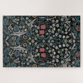 William Morris Blackthorn Floral Art Nouveau Hand- Legpuzzel (Horizontaal)