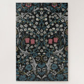 William Morris Blackthorn Floral Art Nouveau Hand- Legpuzzel (Verticaal)