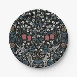 William Morris Blackthorn Floral Art Papieren Bordje
