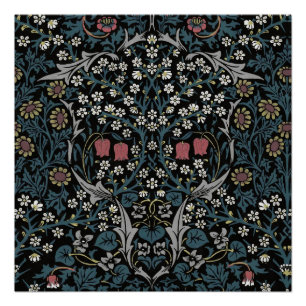 William Morris Blackthorn Floral Art Perfect Poster