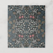 William Morris Blackthorn Floral Art Plaatskaartje (Buitenkant ongevouwen)