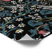 William Morris Blackthorn Floral Art Poster (Hoek)
