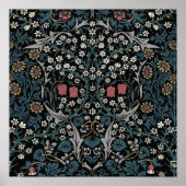 William Morris Blackthorn Floral Art Poster (Voorkant)