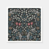 William Morris Blackthorn Floral Art Servet (Voorkant)
