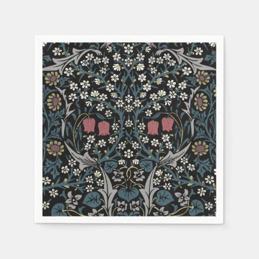 William Morris Blackthorn Floral Art Servet (Voorkant)