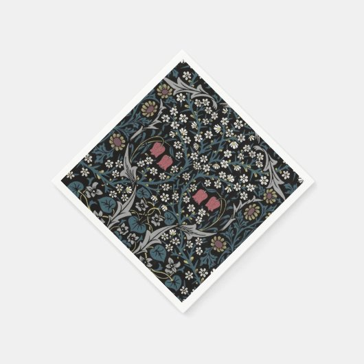 William Morris Blackthorn Floral Art Servet (Hoek)