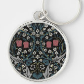 William Morris Blackthorn Floral Art Sleutelhanger (Voorkant)