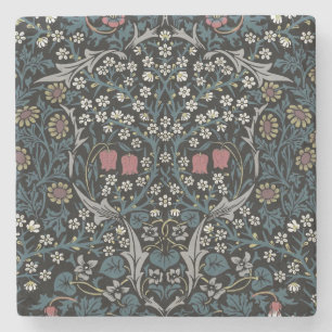 William Morris Blackthorn Floral Art Stenen Onderzetter