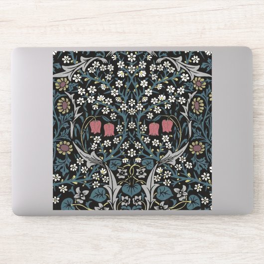 William Morris Blackthorn Floral Art Sticker (Computer)