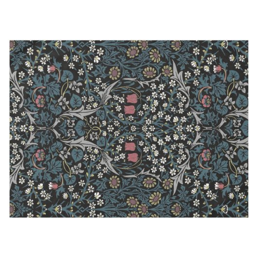 William Morris Blackthorn Floral Art Tafelkleed (Voorkant (Horizontaal))