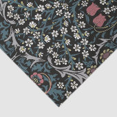 William Morris Blackthorn Floral Art Tissuepapier (Detail)