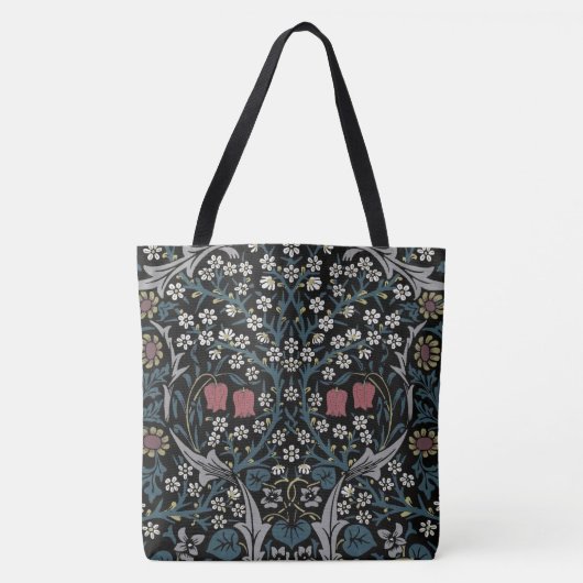 William Morris Blackthorn Floral Art Tote Bag (Voorkant)