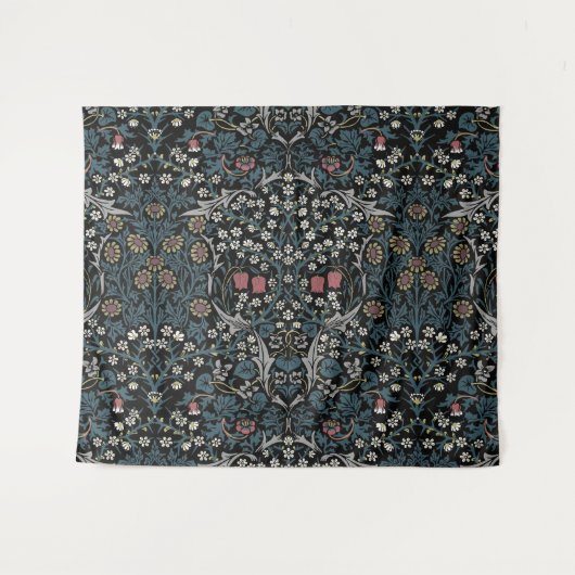 William Morris Blackthorn Floral Art Wandkleed (Voorkant (horizontaal))