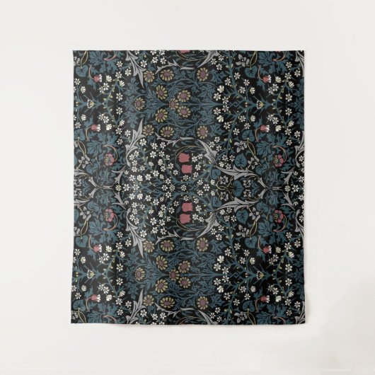 William Morris Blackthorn Floral Art Wandkleed (Voorkant)