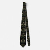 William Morris Blackthorn Florale Art Nouveau Stropdas (Voorkant)