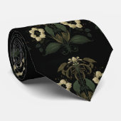 William Morris Blackthorn Florale Art Nouveau Stropdas (Opgerold)