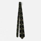 William Morris Blackthorn Florale Art Nouveau Stropdas (Achterkant)