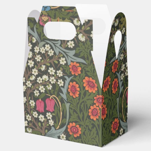 William Morris Blackthorn Garden Flower Classic Bedankdoosjes (Geopend)