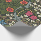William Morris Blackthorn Garden Flower Classic Cadeaupapier (Hoek)