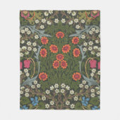 William Morris Blackthorn Garden Flower Classic Fleece Deken (Voorkant)