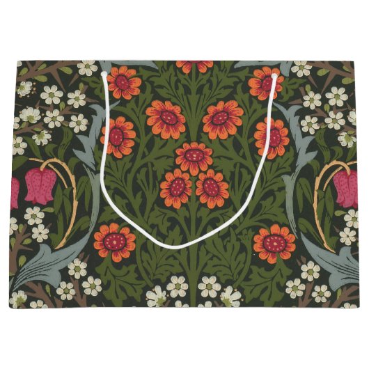 William Morris Blackthorn Garden Flower Classic Groot Cadeauzakje (Voorkant)