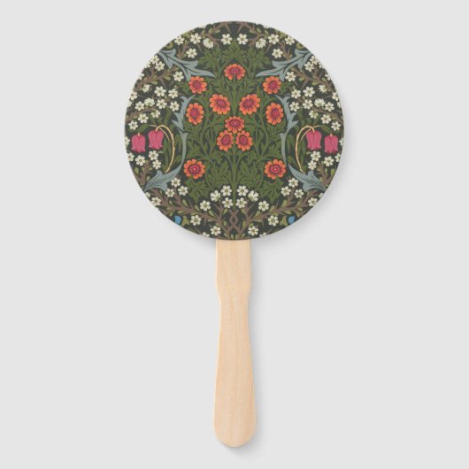 William Morris Blackthorn Garden Flower Classic Handwaaier (Voorkant)