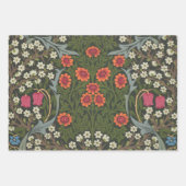 William Morris Blackthorn Garden Flower Classic Inpakpapier Vel (Voorkant)